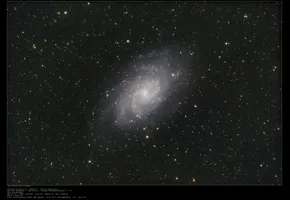 Patrick Dumontroty   |   01/2025   |   M33 / C11-Edge / EQ8-RH Pro / Canon EOS 1200D défiltré