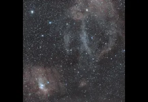 Laurent Gest   |   24/08/2025   |   NGC 7635 et Sh2-157, duo de nébuleuses