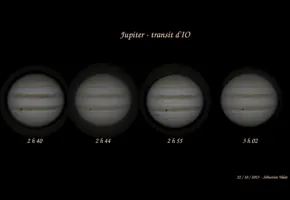 Sébastien Valat   |   22/10/2023   |   Transit d'IO devant Jupiter